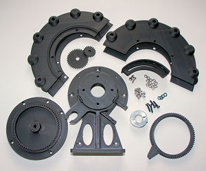 BFF Motorised Trim Wheel 3D Printed Parts